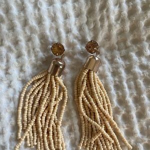 Beaded Tassel Earrings